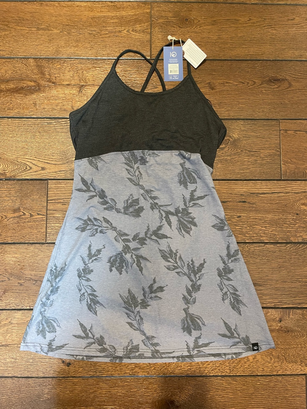 tentree Two-Tone Leafy Shore Dress